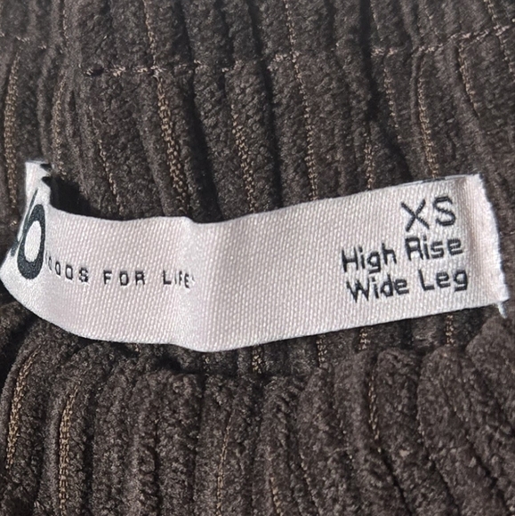 SO Goods For Life Womens Brown Corduroy High Rise Wide Leg Pants XS - Picture 14 of 16